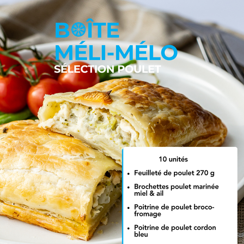 Boîte Méli-Mélo – Sélection poulet