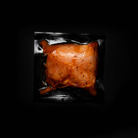 Coq au porc mariné à l’érable et chipotle