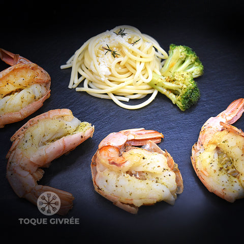 Crevettes d'argentine papillon 8/15